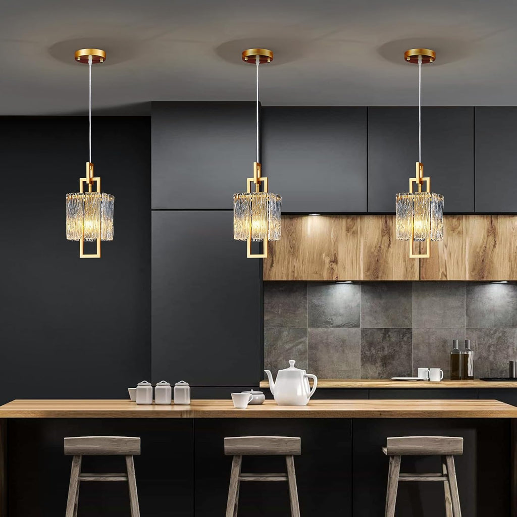 Luxe Black Chandelier — 6" - View 9