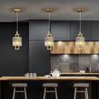 Luxe Black Chandelier — 6" - View 9