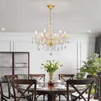Adjustable Luxe Black Chandelier — 27" - View 2