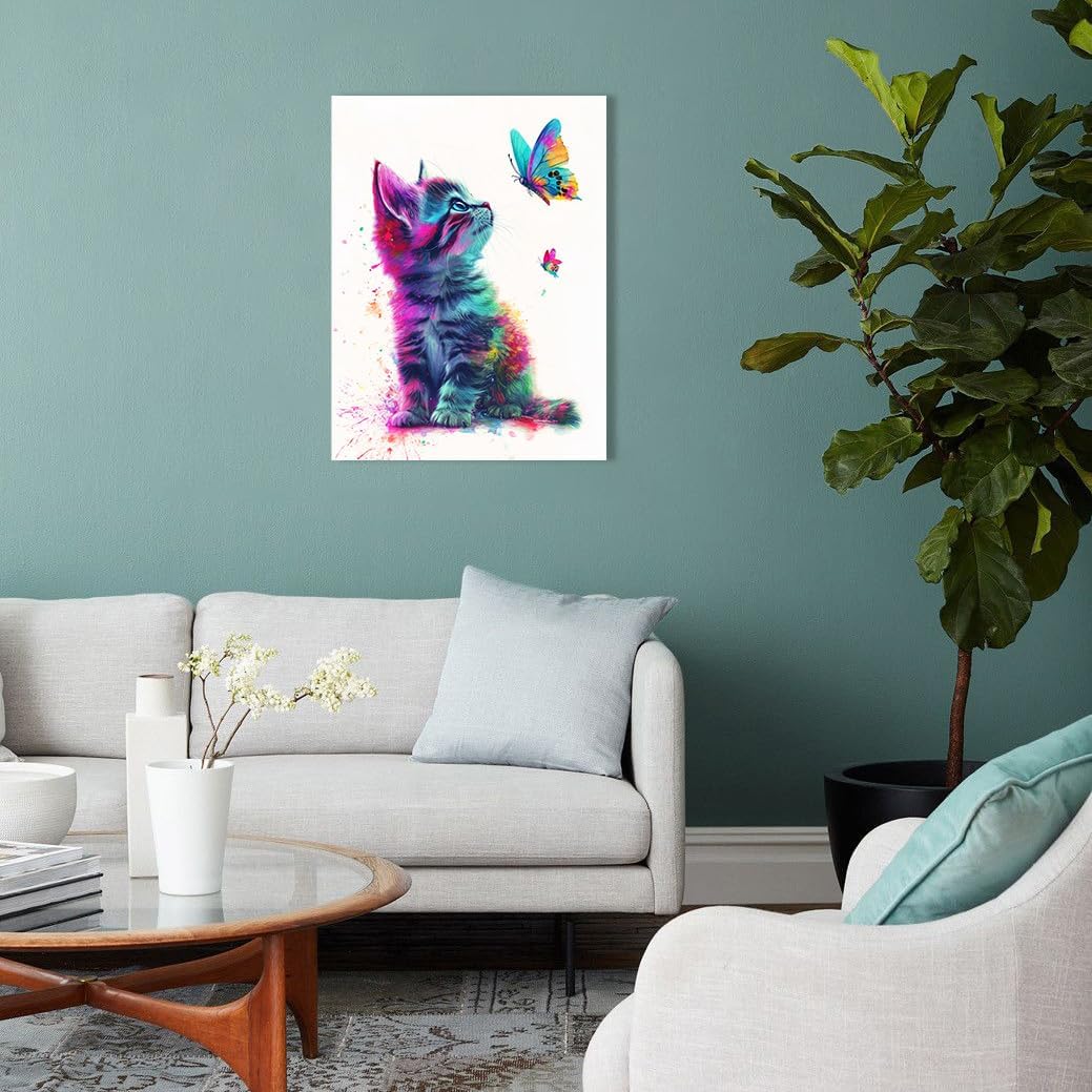 Framed Brown Canvas Wall Art — 16" - View 3
