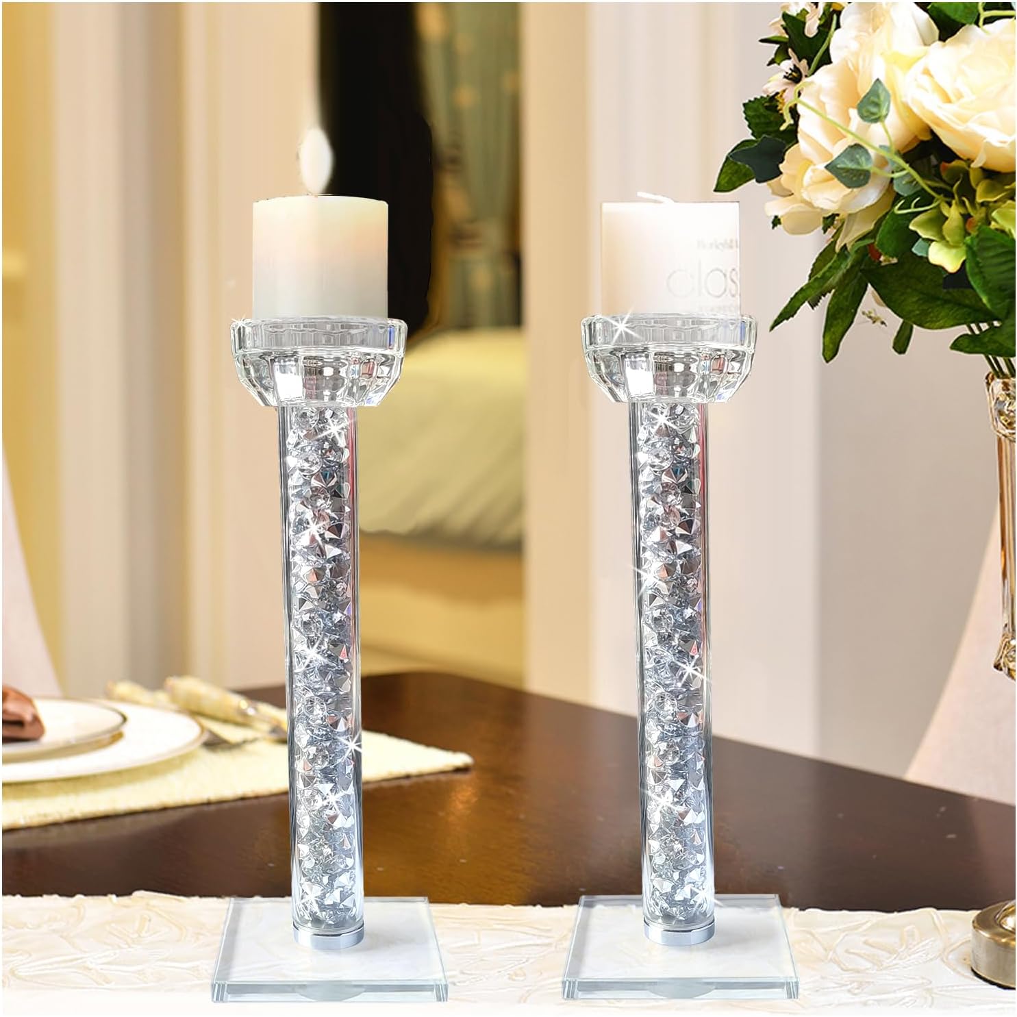 Luxe Glass Candle — 8.6" - View 2