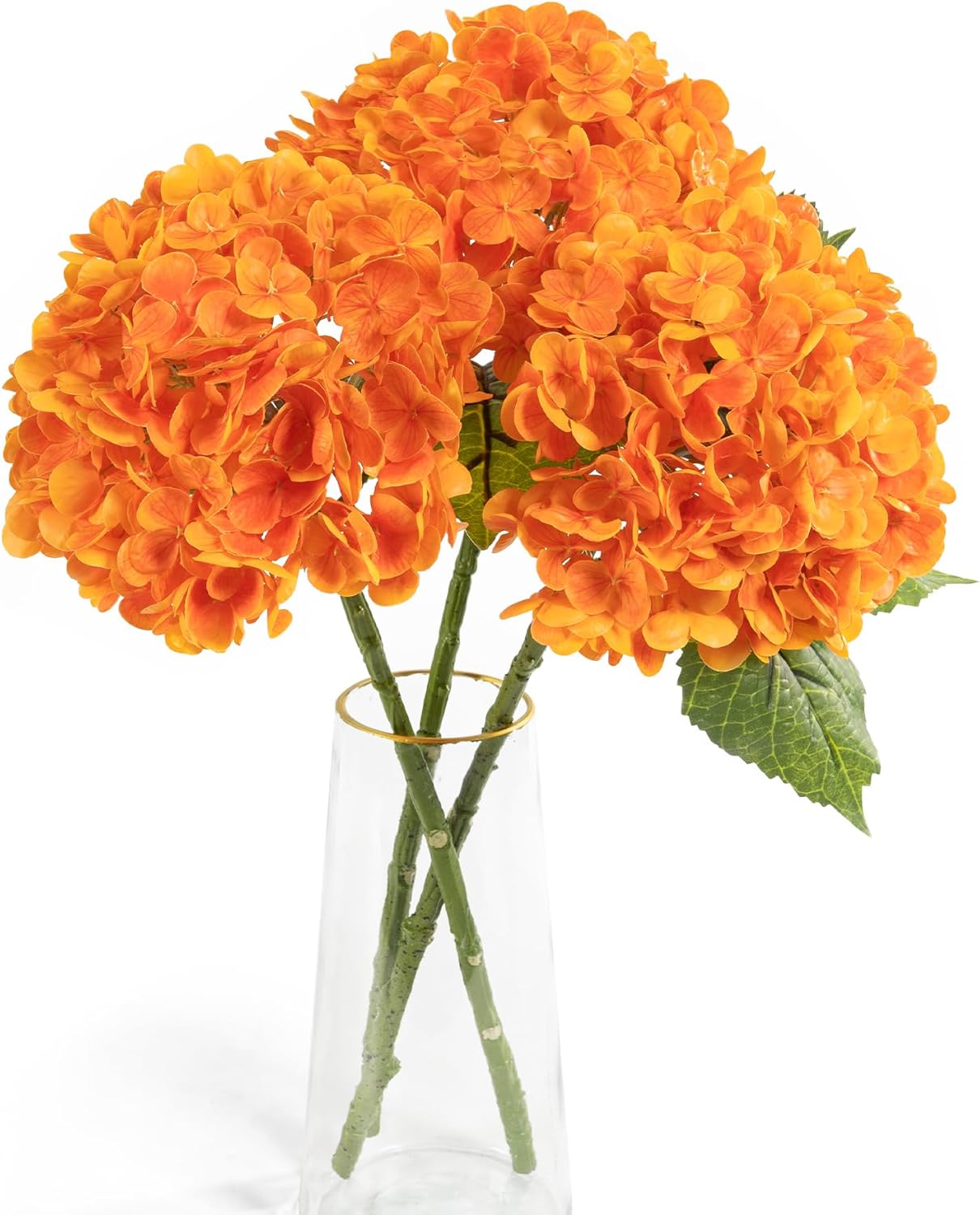 Blue Artificial Flowers — 21" — 3pcs