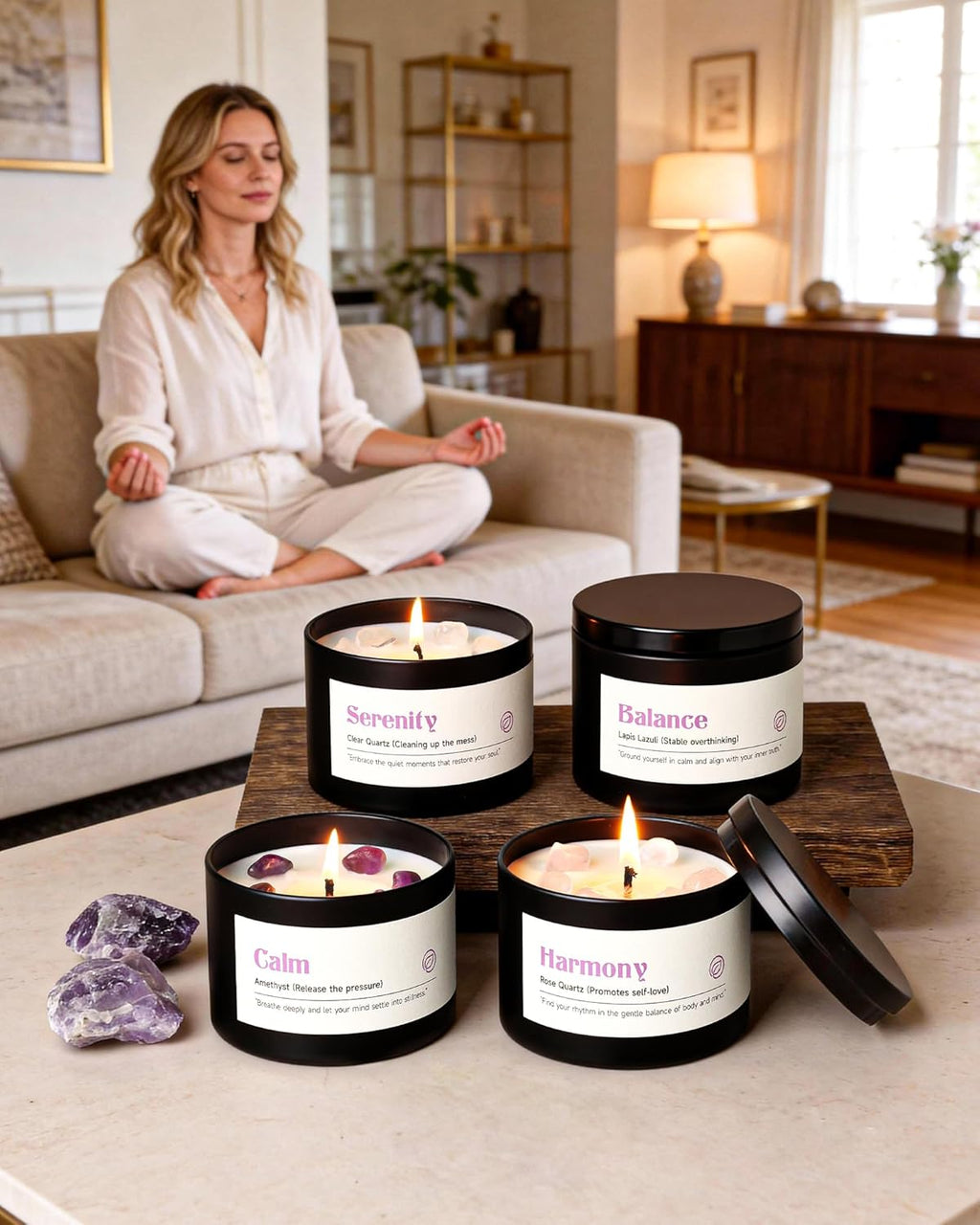 Scented Luxe Metal Candle - View 3