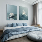Framed Modern Black Canvas Wall Art — 16" - View 7