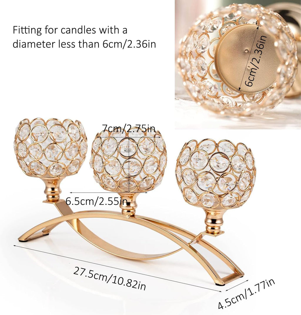 Luxe Gold Candle — 5.5" - View 3