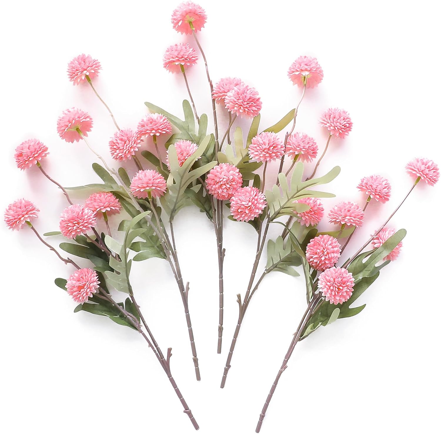 Beige Artificial Flowers — Pink