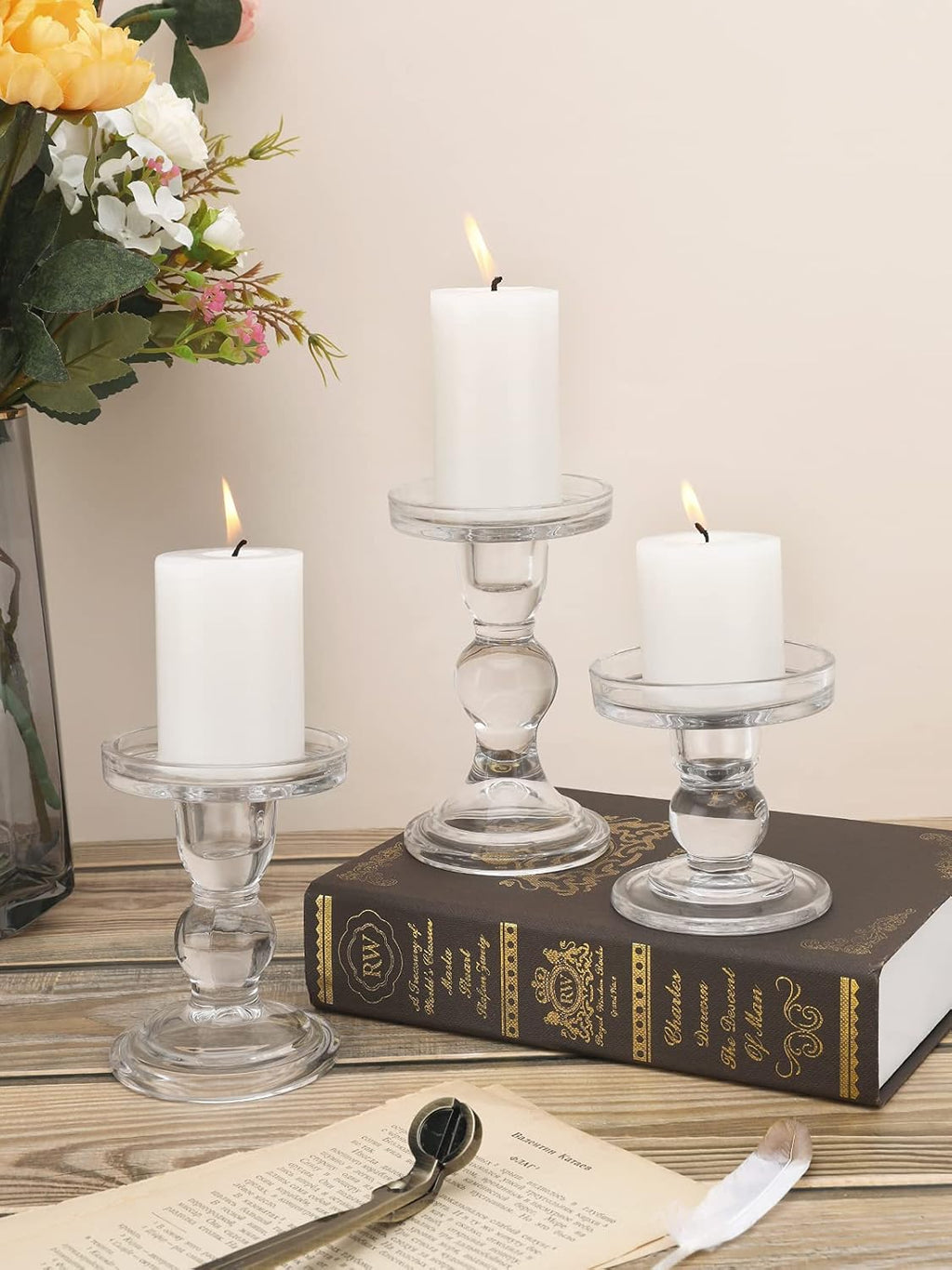 Luxe Blue Candle - View 2