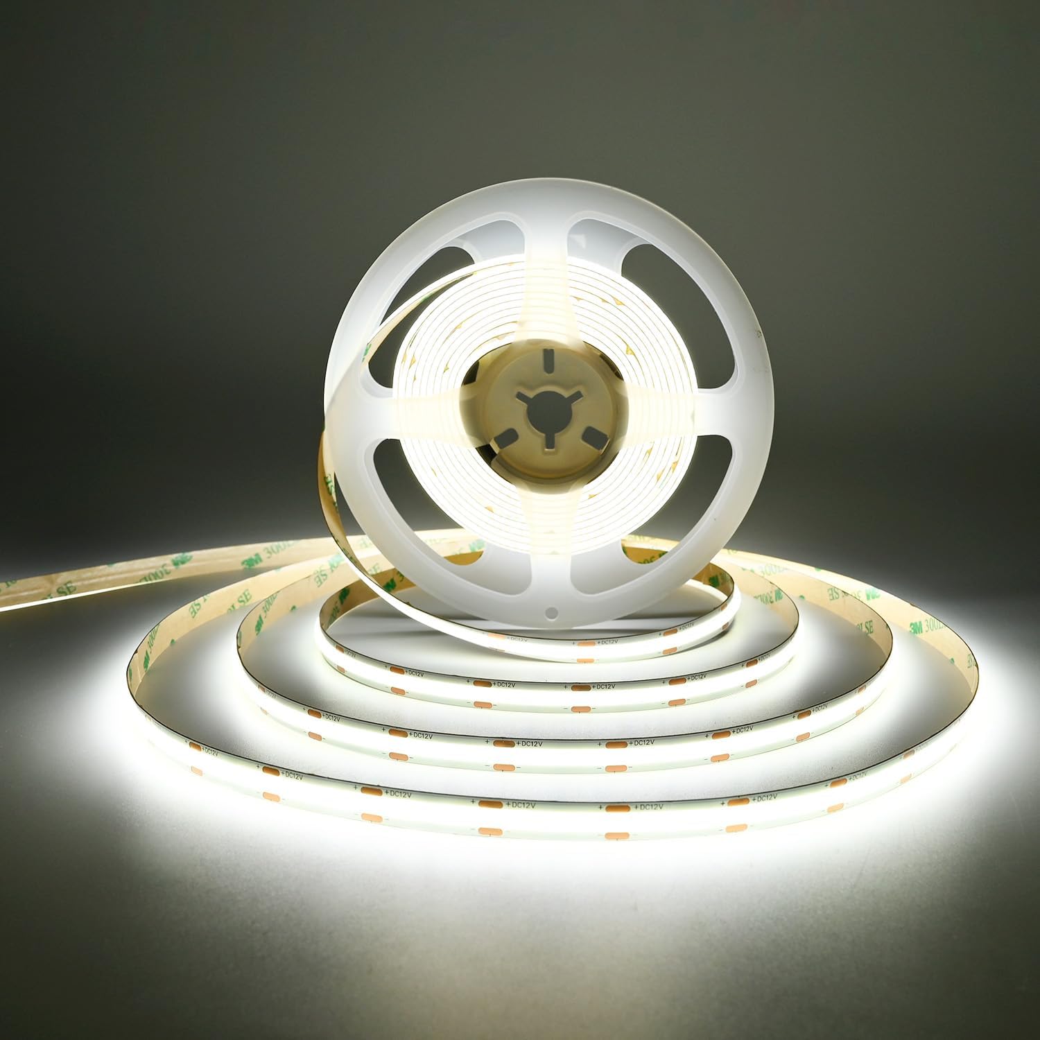 Dimmable Beige LED Strip Lights — Cool White 6500K