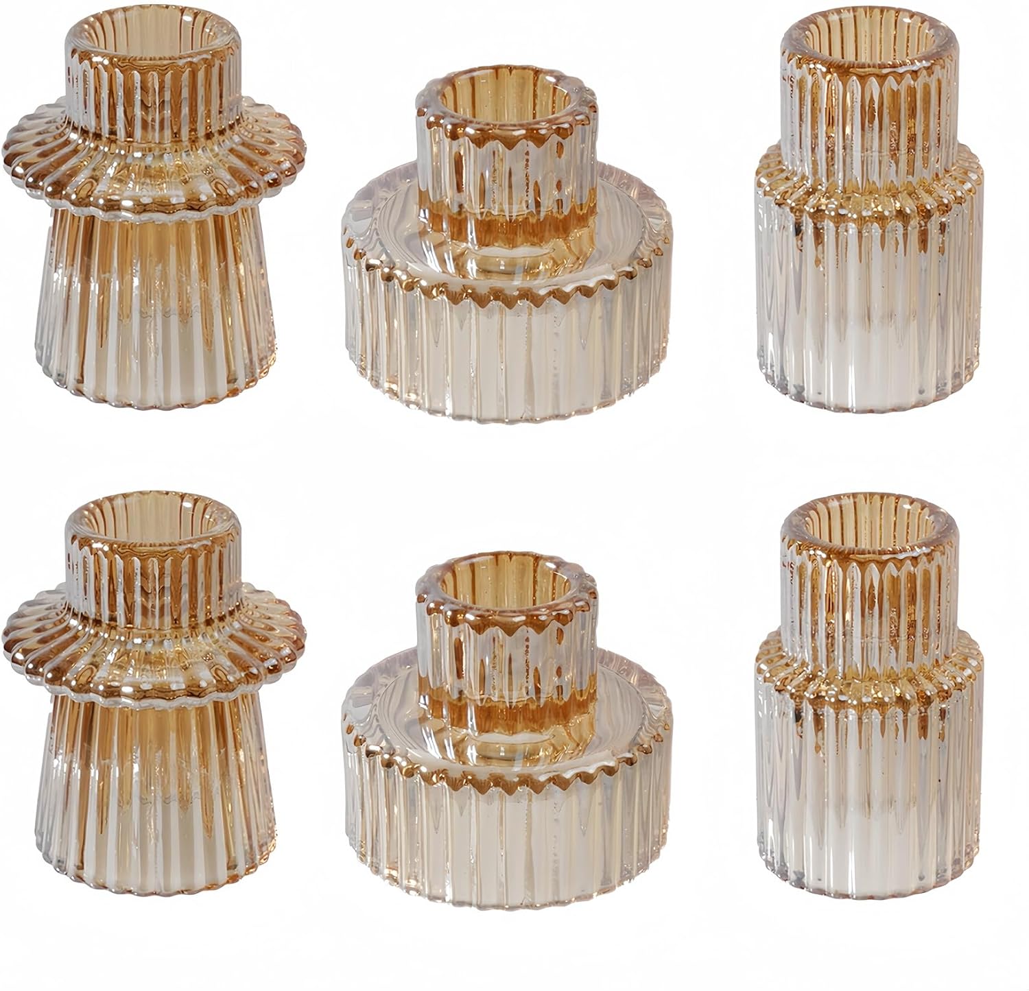 Vintage Luxe Gold Candle — 6 PCS