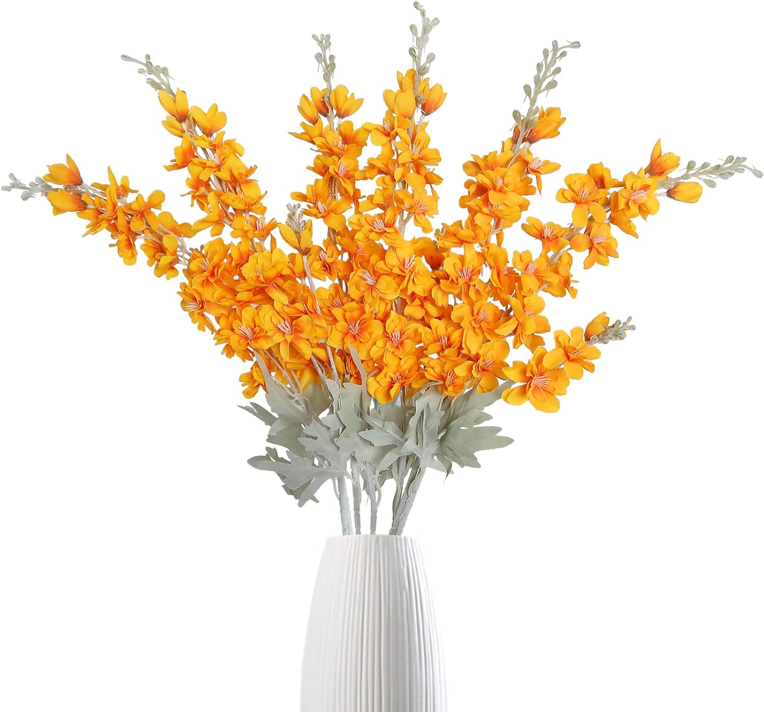 Blue Artificial Flowers — Orange