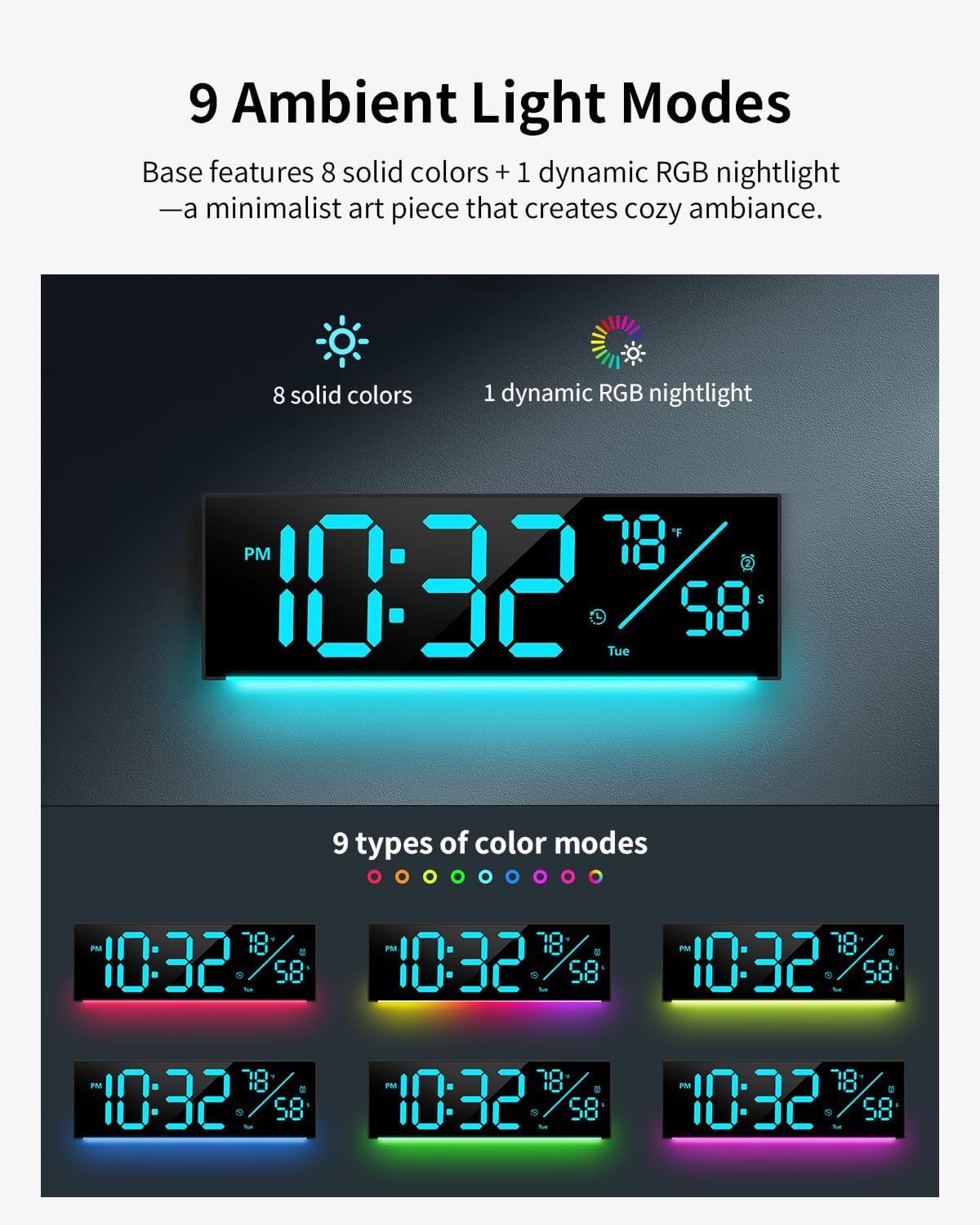 RGB Metal Table Lamp - View 4