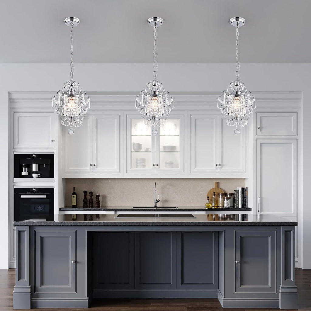 Farmhouse Gold Chandelier — 1-Light - View 4