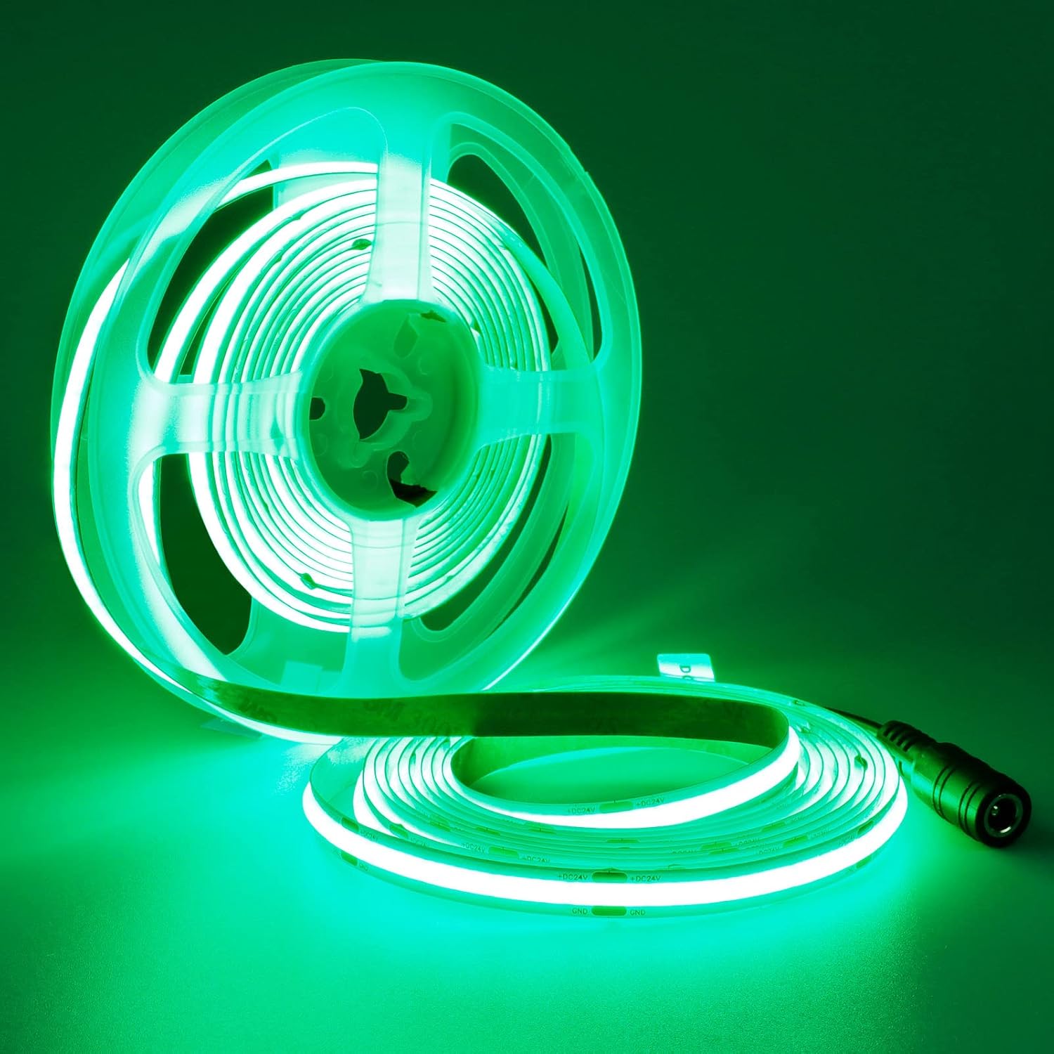 Beige LED Strip Lights — Green