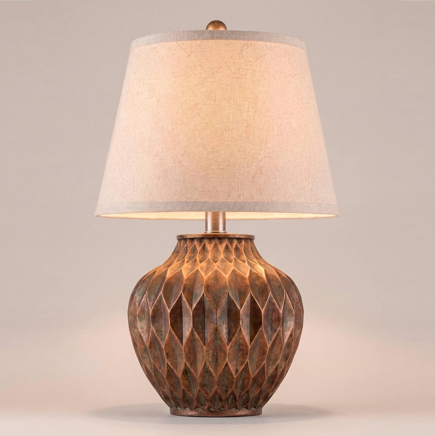 Modern Gold Table Lamp — 22" - View 2