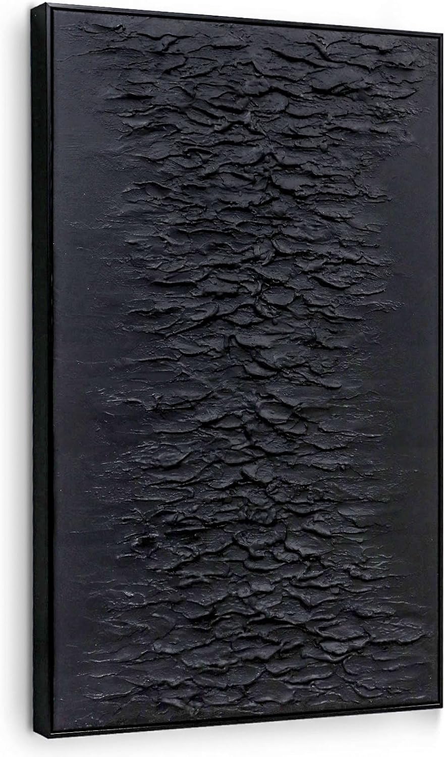 Framed Modern Beige Canvas Wall Art — 24" — 24"L x 36"W