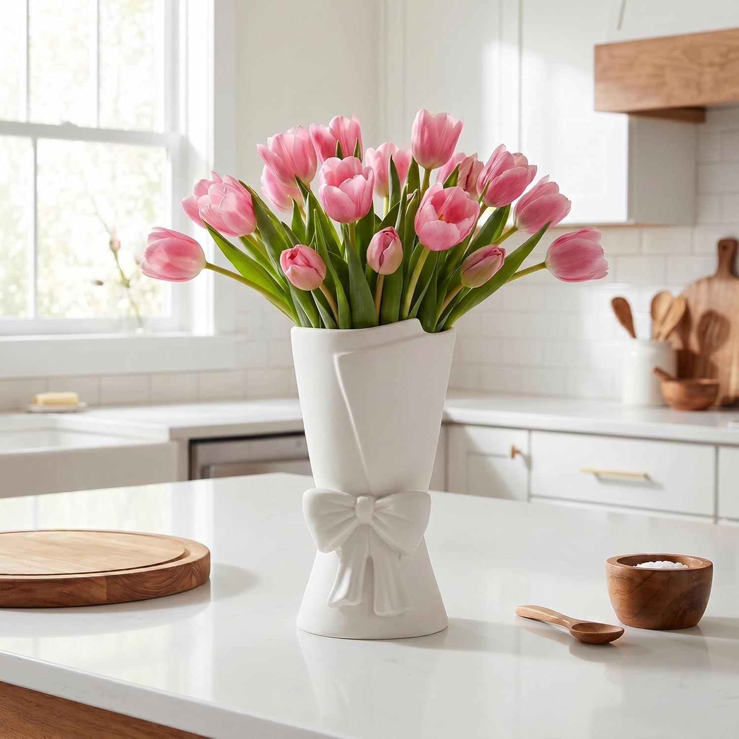 Beige Flower Vase - View 7