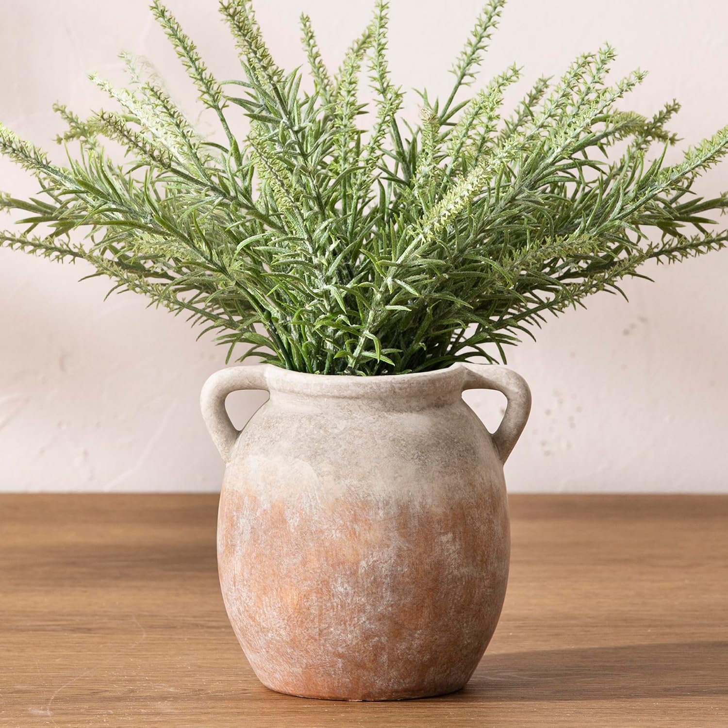 Farmhouse Black Flower Vase — 6" — S-aged Terra