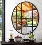 Framed Black Wall Mirror — 36" - View 8