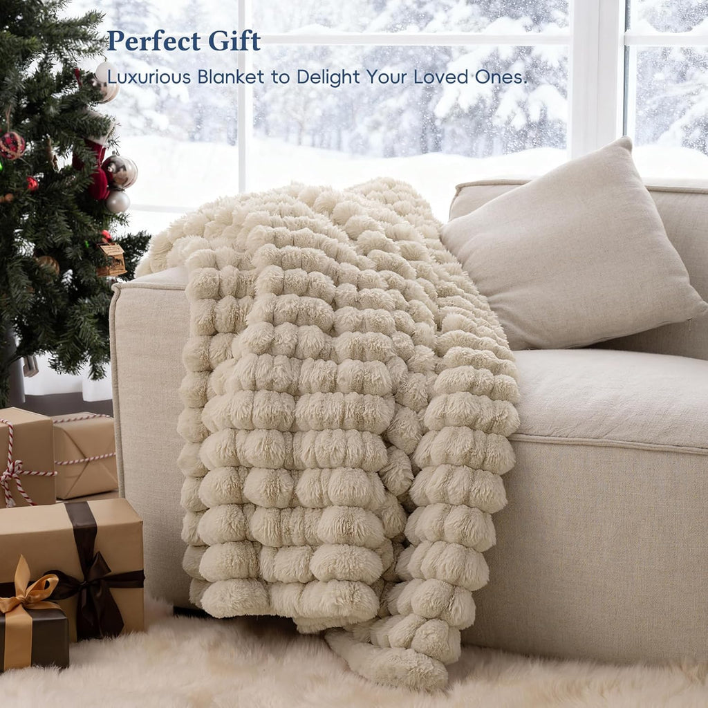 Luxe Black Throw Pillow — 50" - View 7