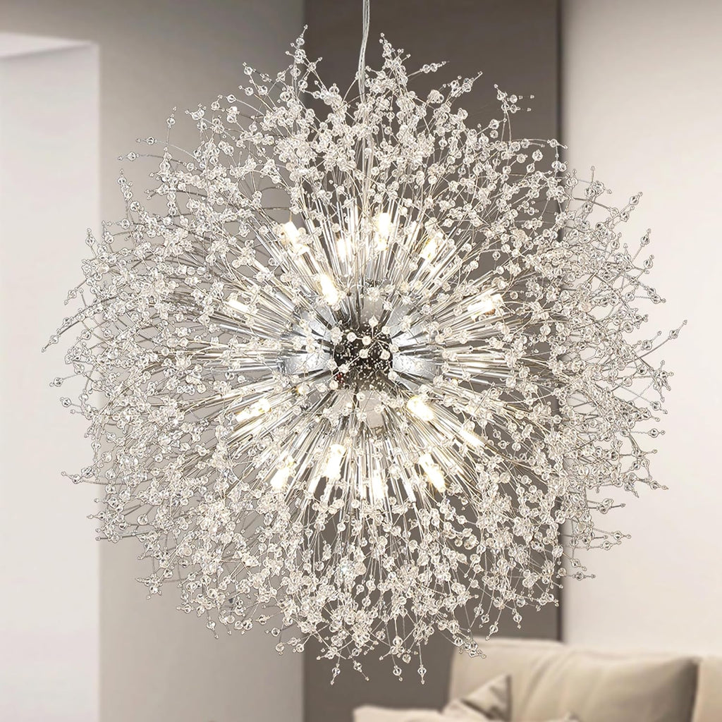 Luxe Gold Chandelier — 24-Light — D31.49” 16-Light