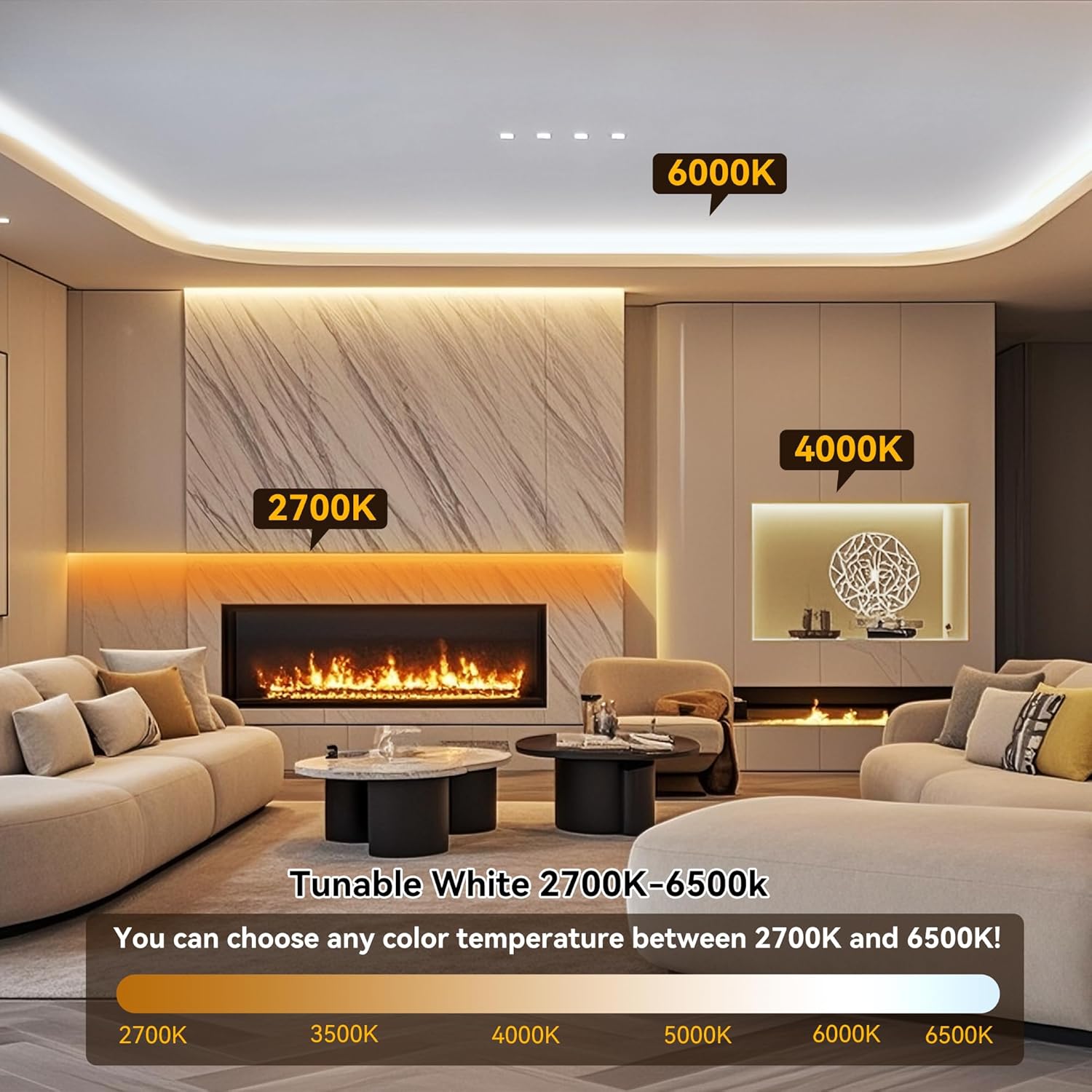 Dimmable Metal LED Strip Light - View 4