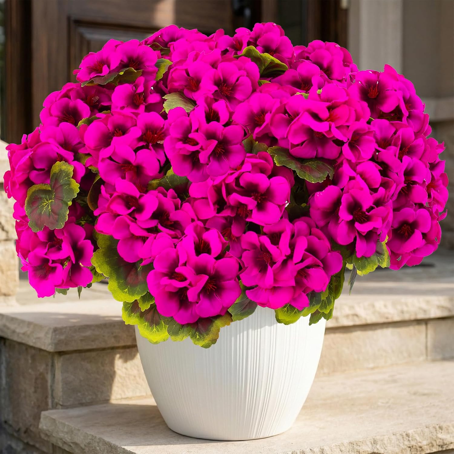 Orange Artificial Plant — Rose Red
