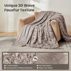 Beige Throw Pillow — 60" - View 5