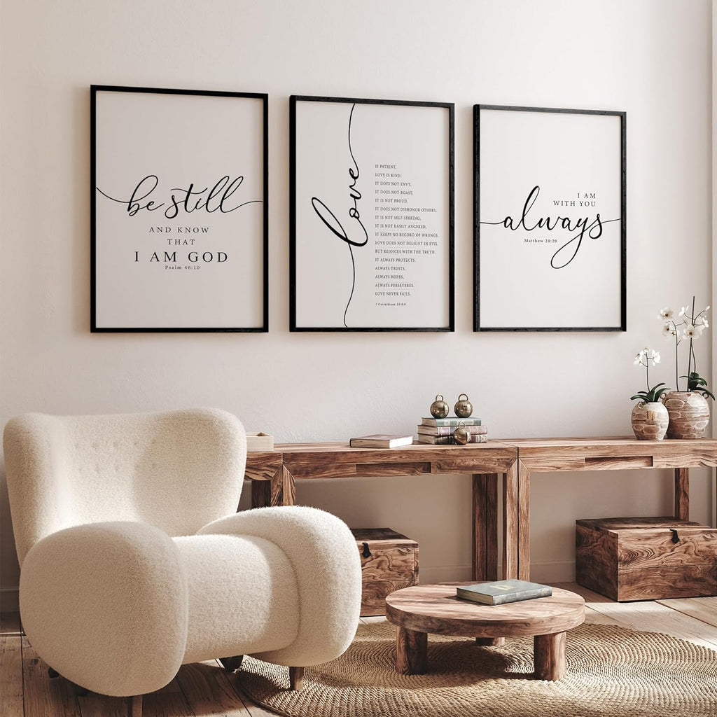Framed Black Wall Decor — 11" - View 3