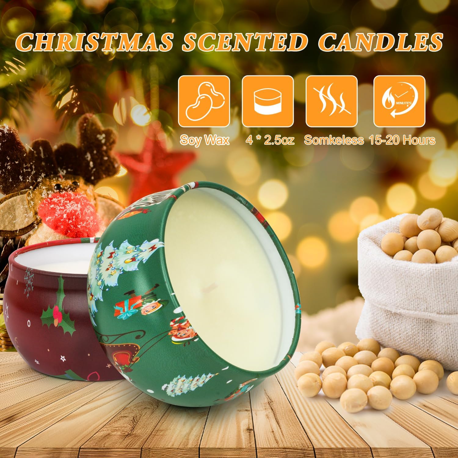Wax Scented Candle - View 2