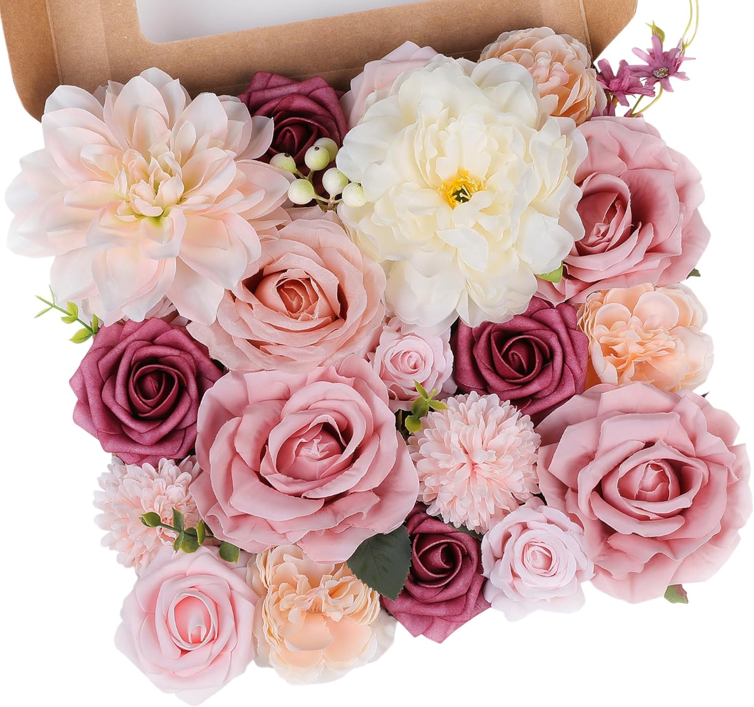 Beige Artificial Flowers — Champagne Pink