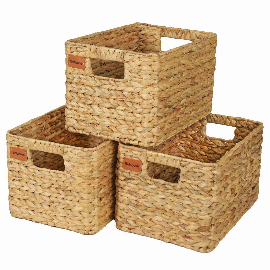Rattan Storage Basket — 14.2"