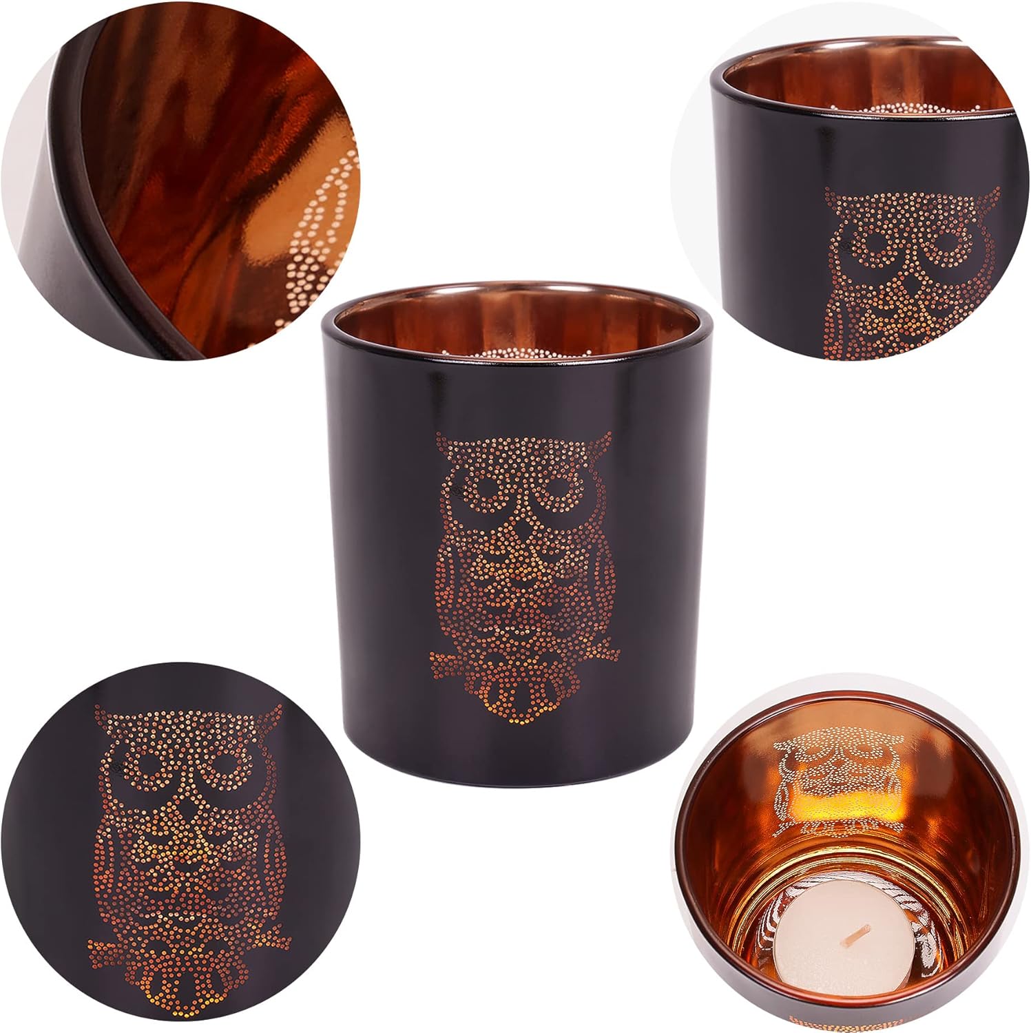 Vintage Luxe Glass Candle - View 4