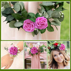 Black Artificial Flowers - View 6
