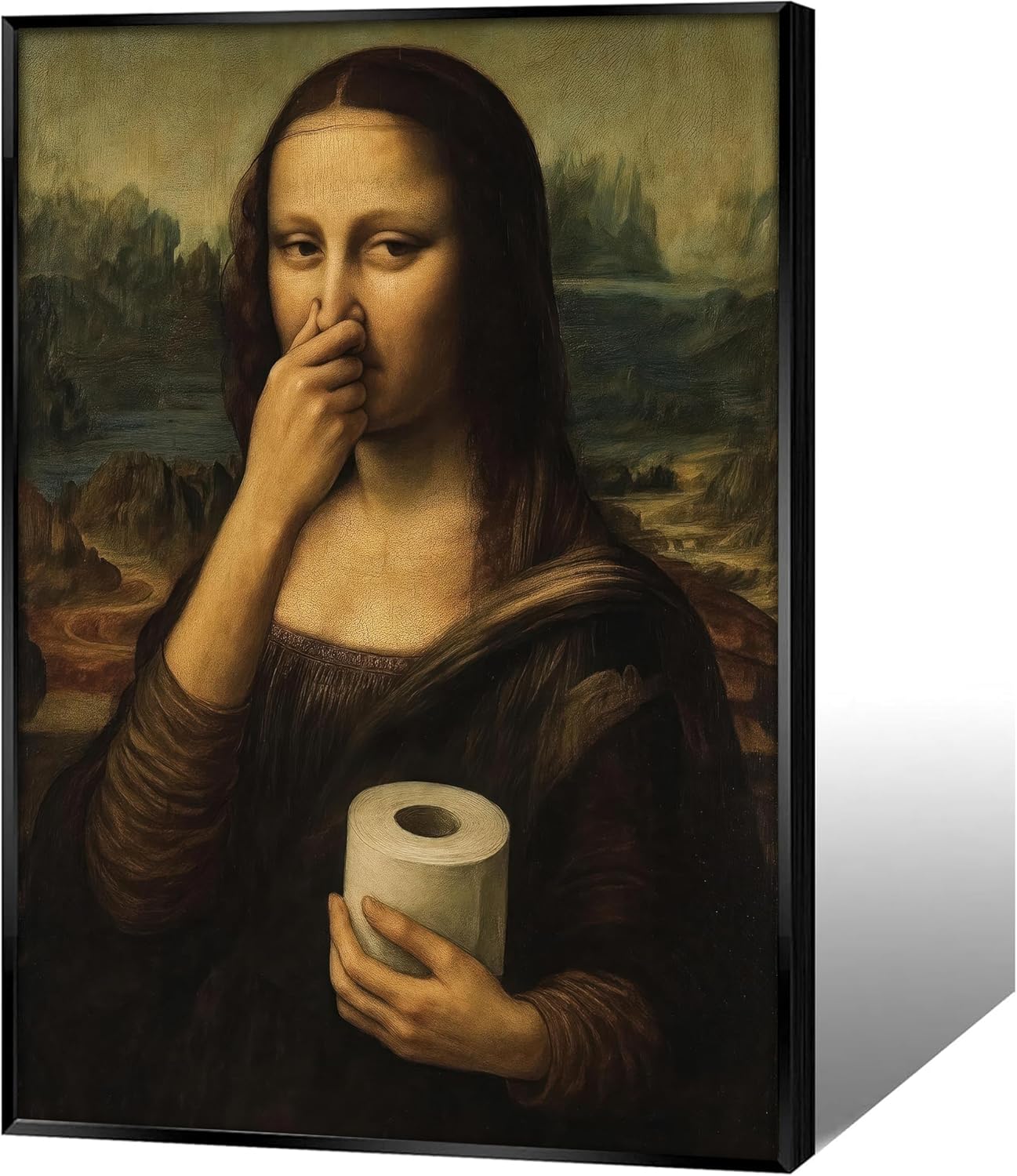 Framed Farmhouse Black Wall Decor — 10" — Mona Lisa Framed