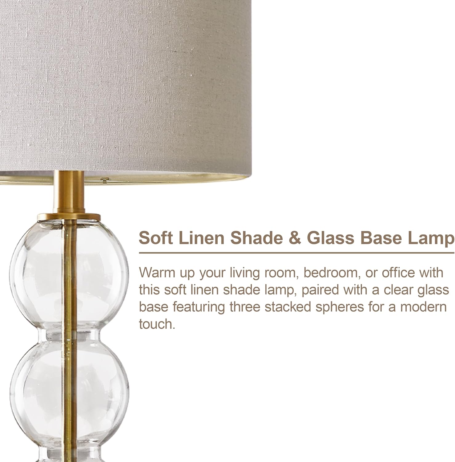 USB Luxe Black Bedside Lamp — 25" - View 7