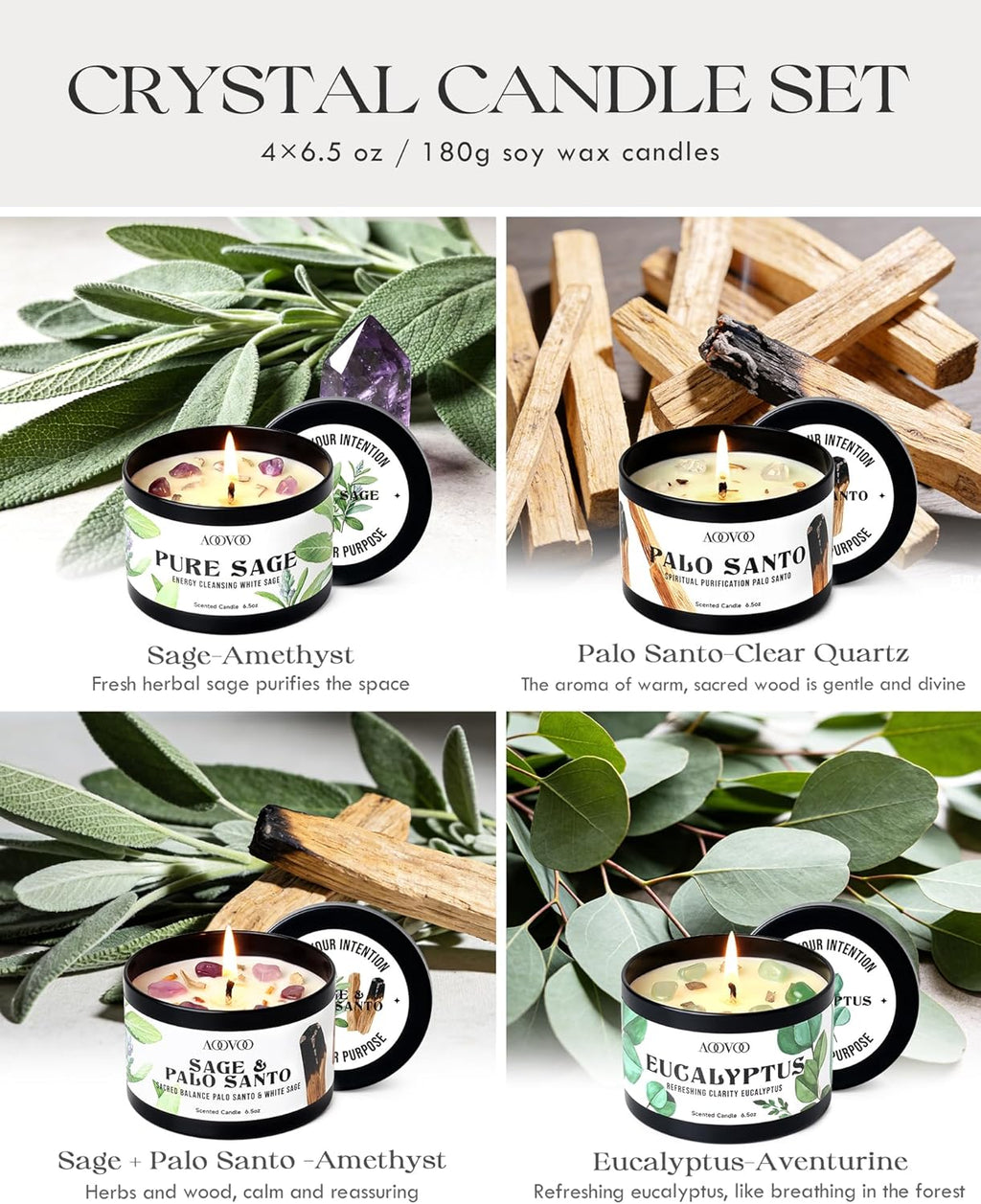 Luxe Metal Candle Set - View 3