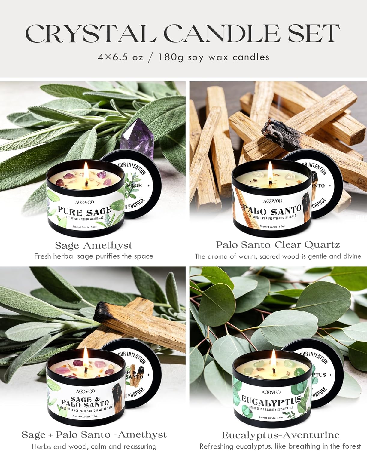 Luxe Metal Candle Set - View 3