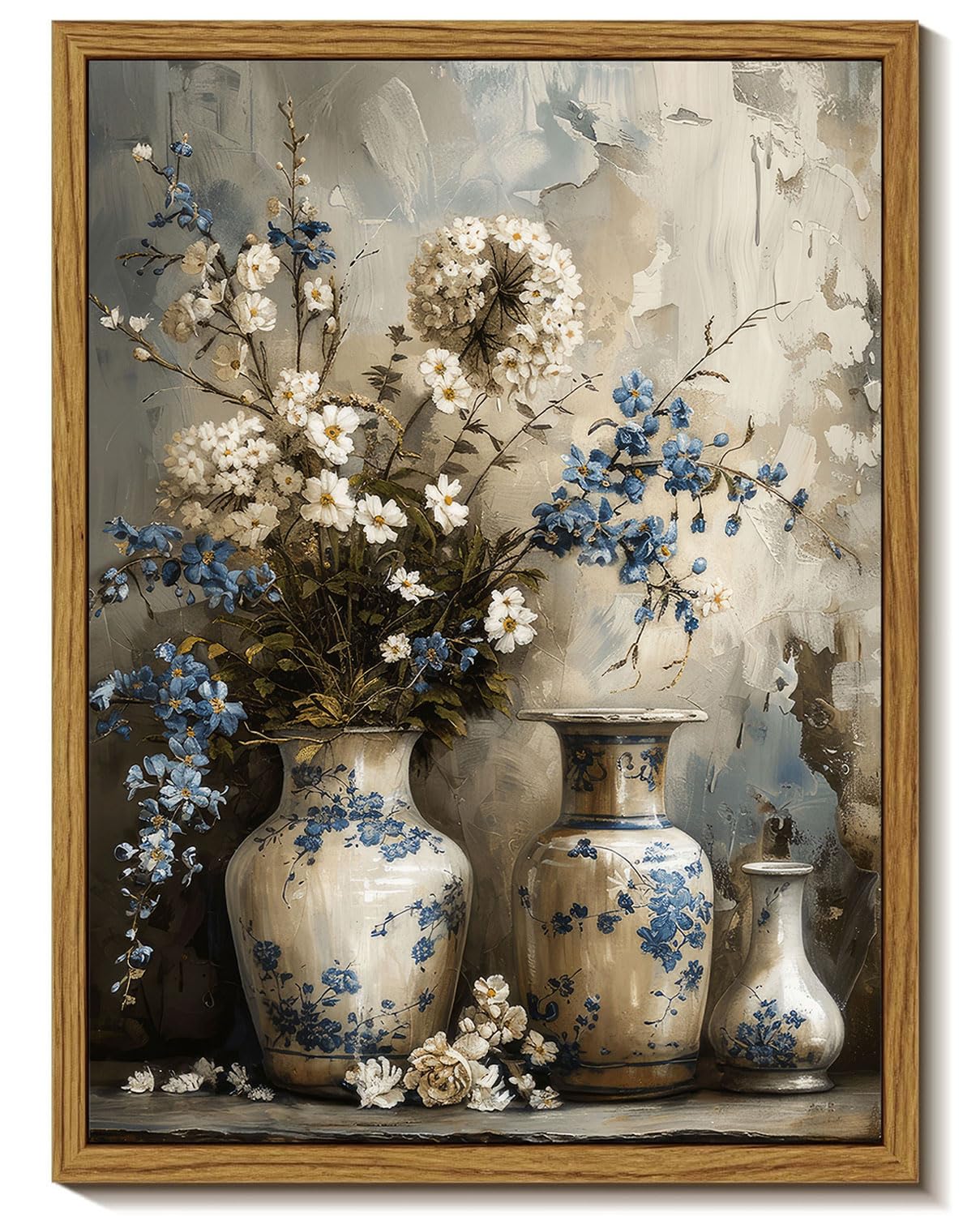 Framed Farmhouse Black Canvas Wall Art — 10"