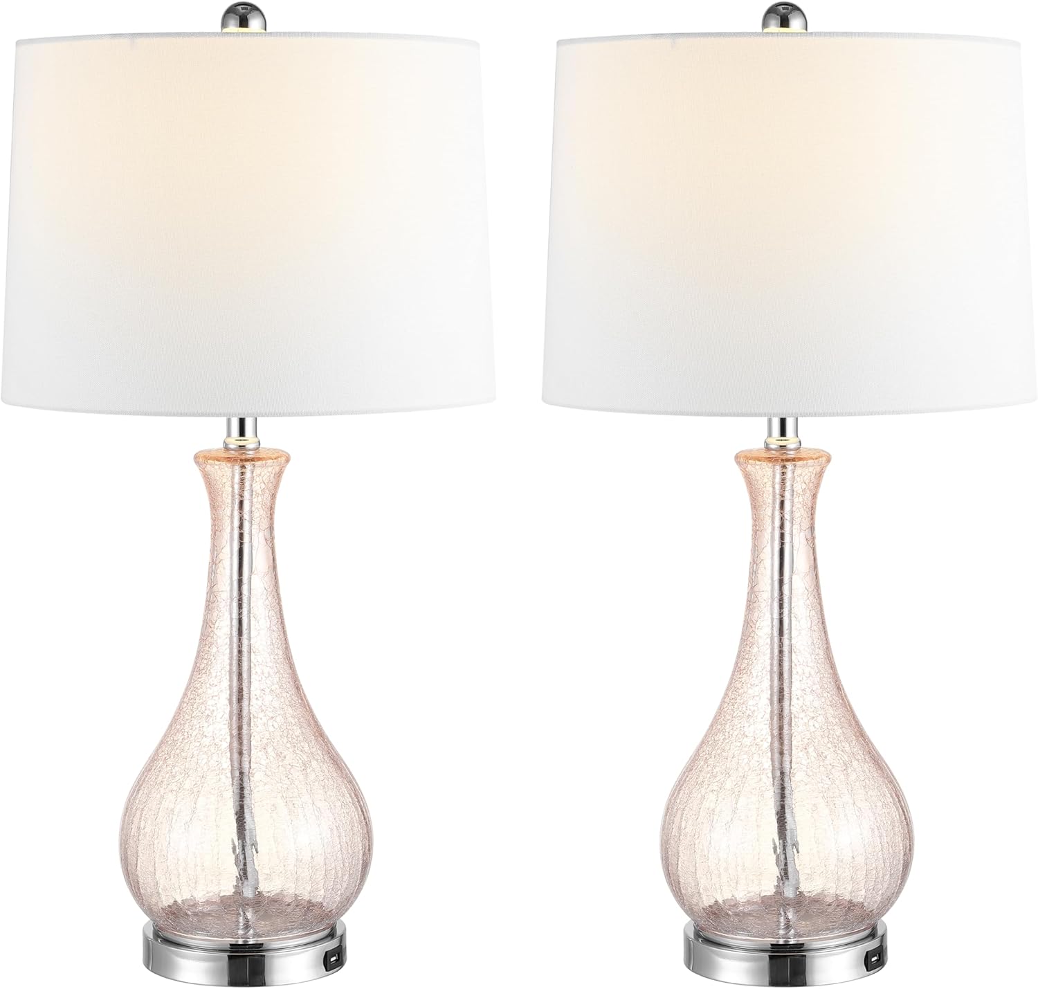 Modern Orange Table Lamp - View 4
