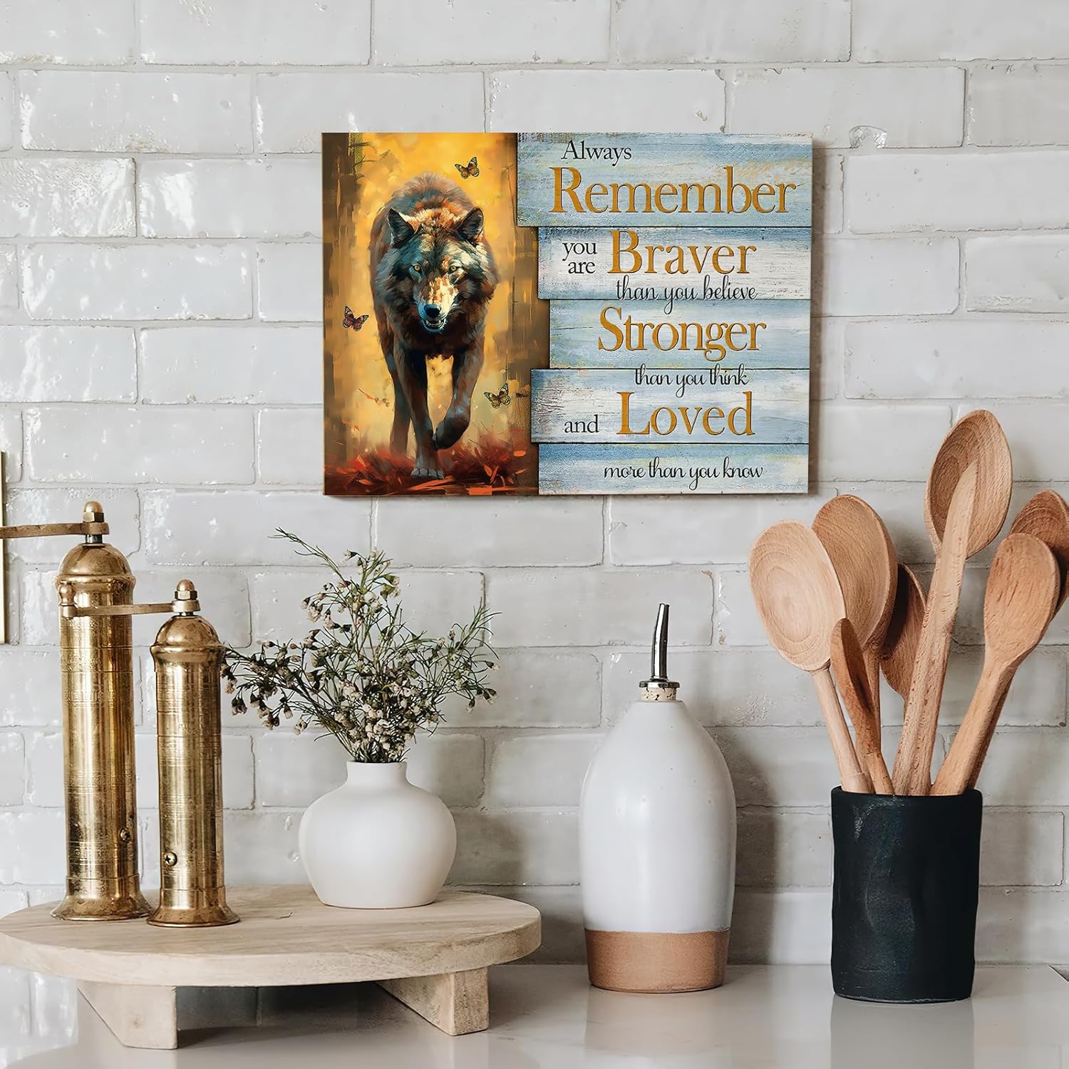 Framed Metal Canvas Wall Art — 16" - View 4