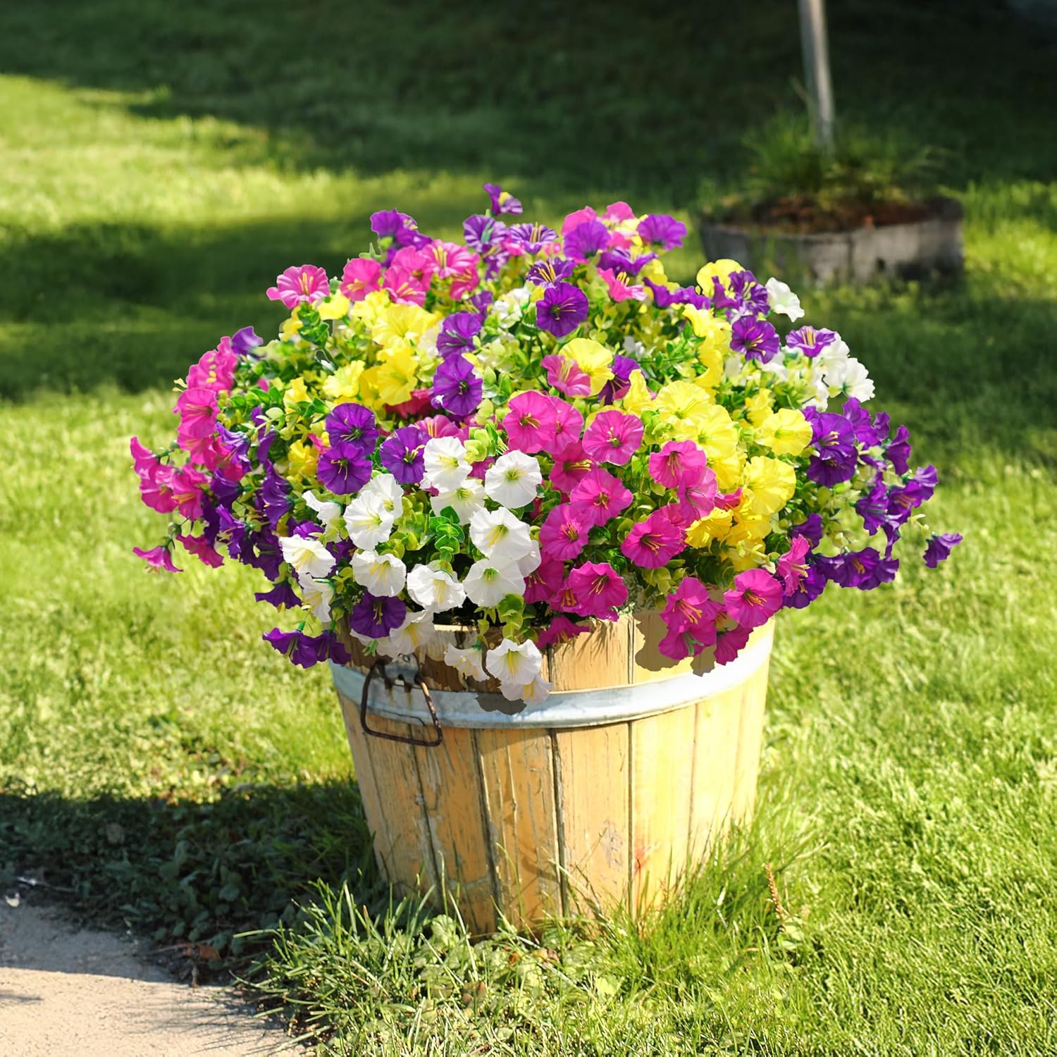 Orange Artificial Flowers - View 3