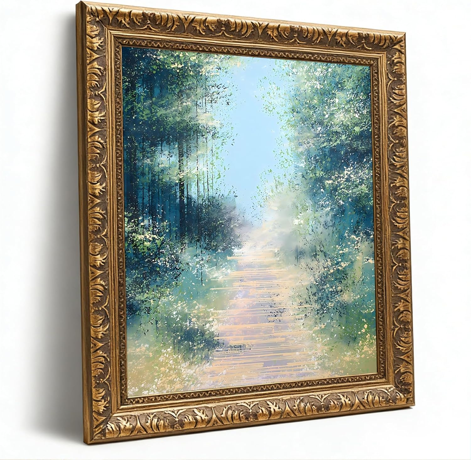 Framed Luxe Fabric Wall Decor — 8" — Picture 8