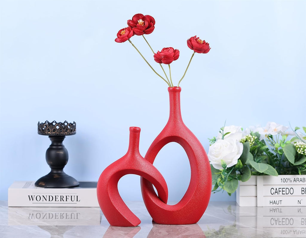 Boho Blue Vase Set - View 4