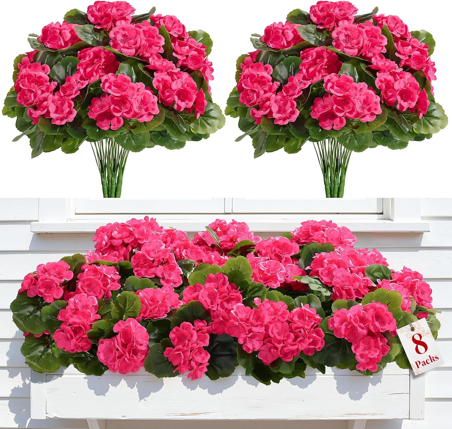Pink Artificial Plant — Deep Pink