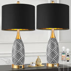 Dimmable Luxe Ceramic Bedside Lamp — 25.5" - View 8