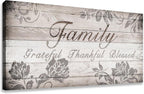 Framed Farmhouse Brown Canvas Wall Art — 40" - View 2