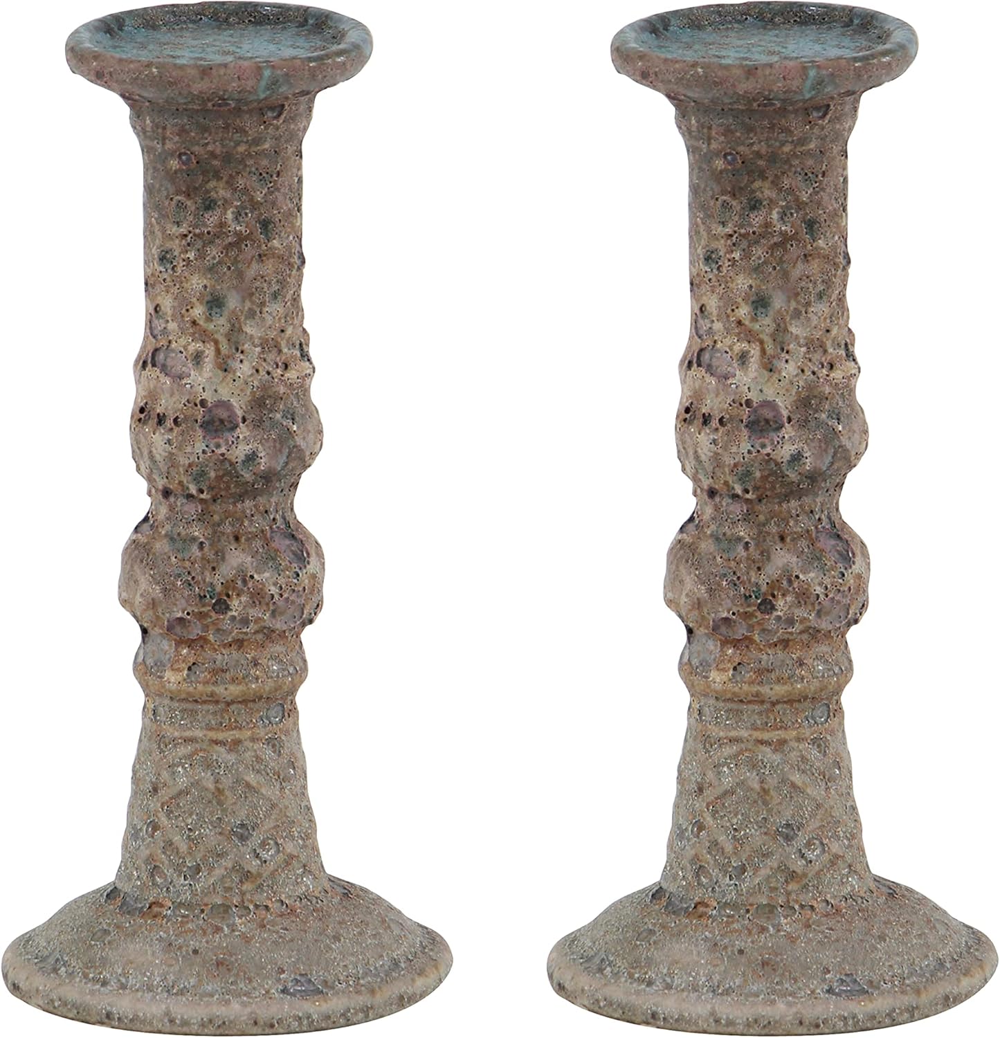 Luxe Beige Candle — 11" — 6"W, 11"H