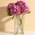 Blue Artificial Flowers — 20" — Rose Red