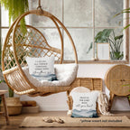 Boho Brown Throw Pillow Cover — 18x18 - View 4