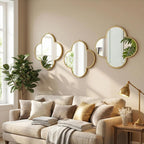 Luxe Black Wall Mirror — Set of 3 - View 4